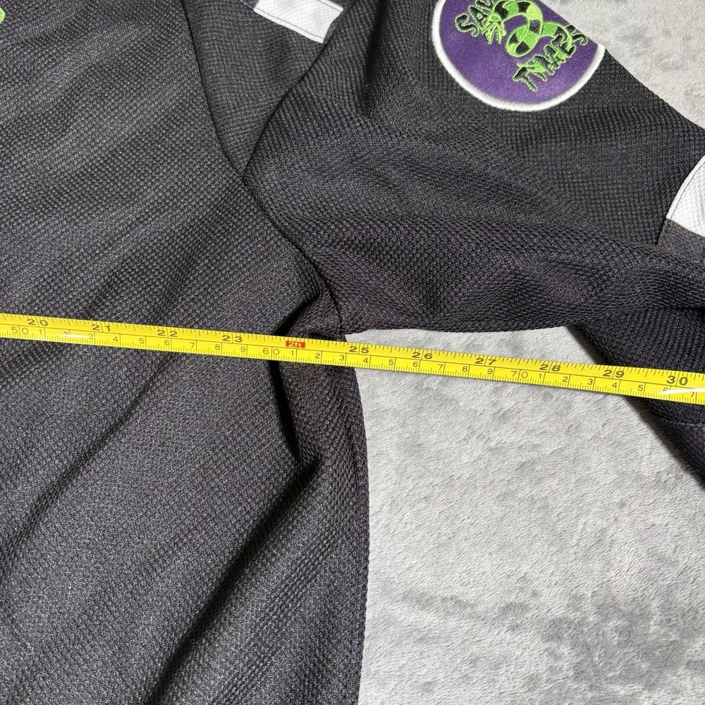 BEETLEJUICE JERSEY Mens Hockey Jersey Snake Purple Black Box Lunch Size XL - Picture 5 of 6
